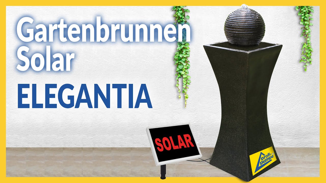 Solar Gartenbrunnen ELEGANTIA