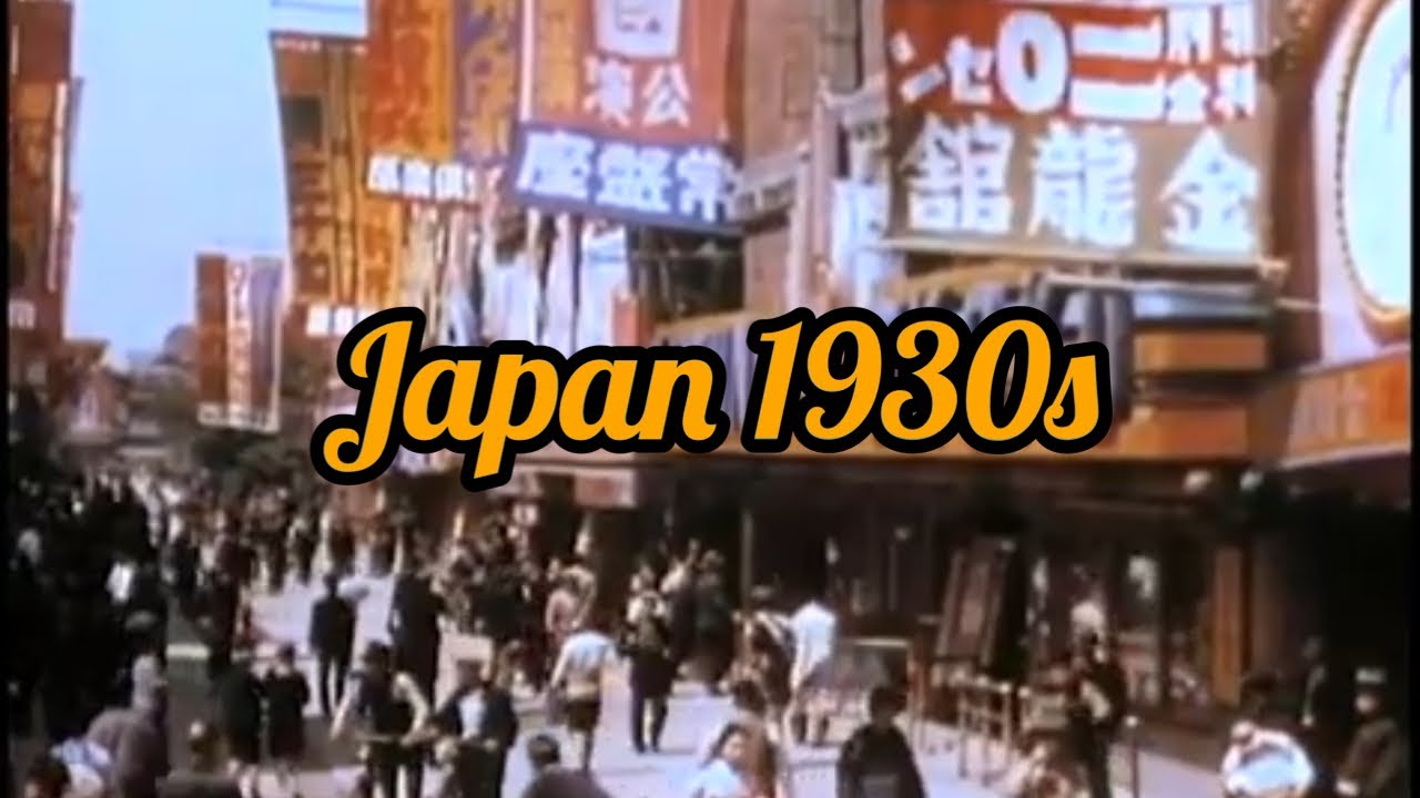 1930's Japan in Color | Restored History