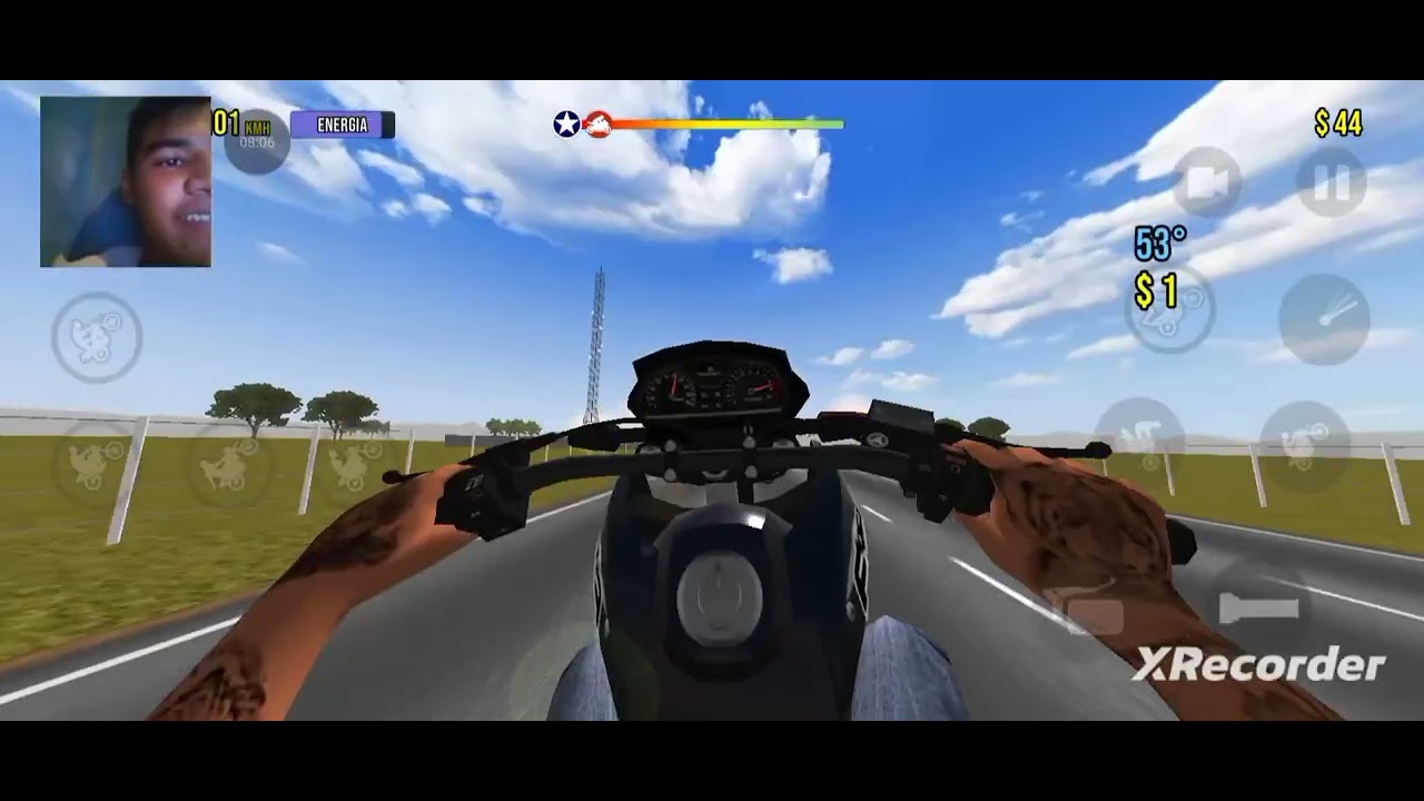 244 no  moto wheelie 3D