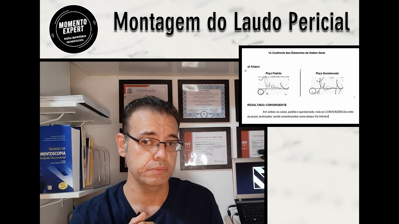 Montagem do Laudo Pericial