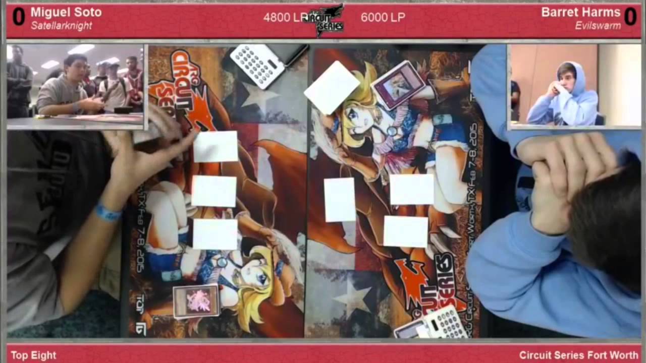 ARG Fortworth Top 8 Game 1!! Satellarknight Vs Evilswarm!!