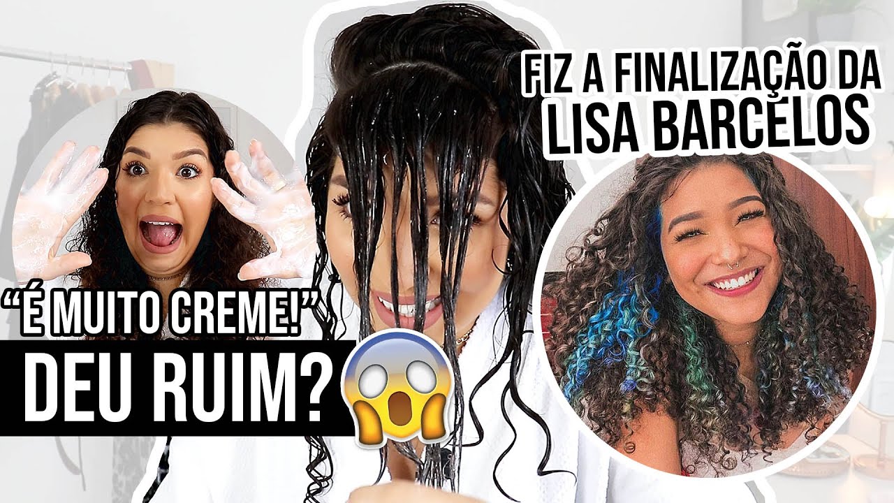 REPRODUZI A FINALIZAÇÃO DA LISA BARCELOS *cabelo cacheado* | por Jessica Melo