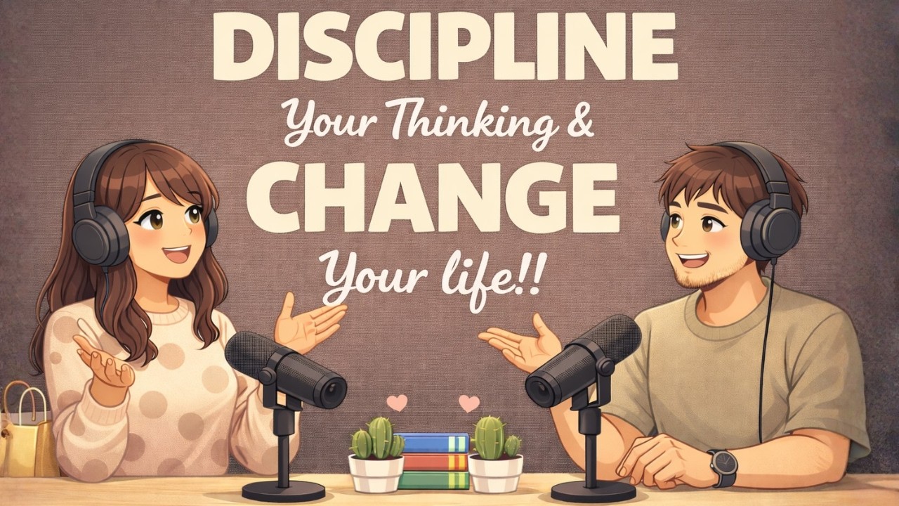 English Podcast For Easy English Conversation | How To Discipline Your Thinking |Fix It in 5 Minutes