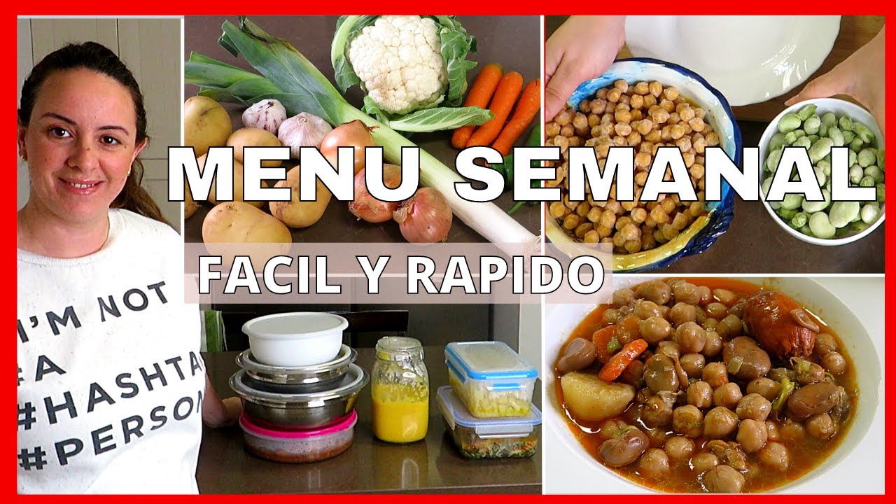 💥NUEVO MENU SEMANAL👉FACIL Y RAPIDO| MEAL PREP