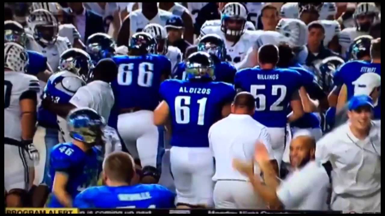 Memphis vs. BYU fight - EXTENDED (Miami Beach Bowl)