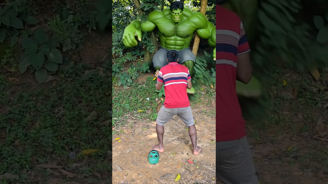 Big Brother Stepped on Hulk&rsquo;s Mask&hellip; Look What Happened Next! 😱👊😰