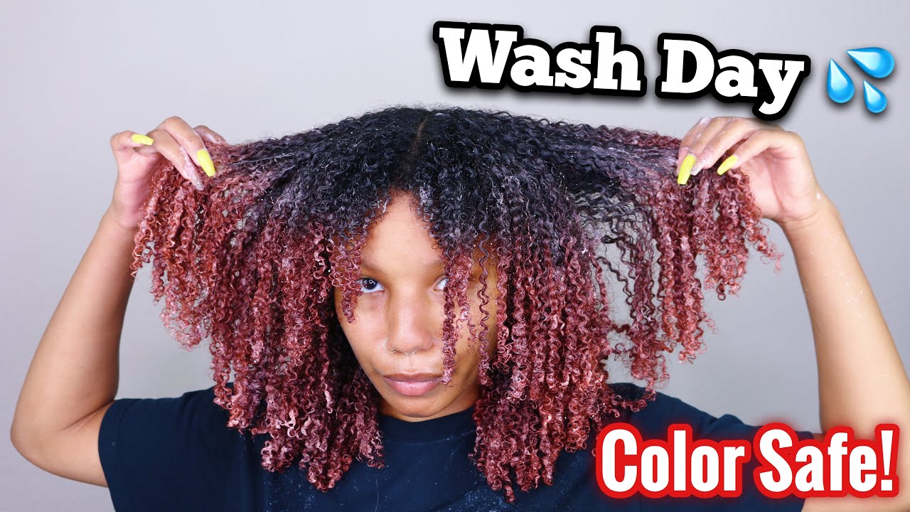 My Wash Day Routine For Color Treated Natural Hair | Repair Damage!