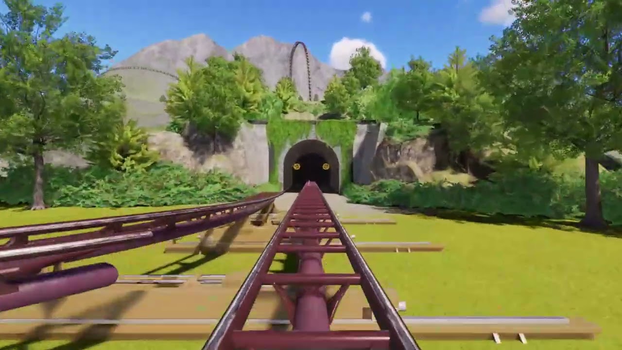 dandandan coaster wip: intamin lsm coaster in planet coaster 2