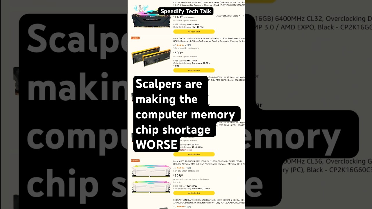 Why The Computer Memory Shortage is Getting Worse