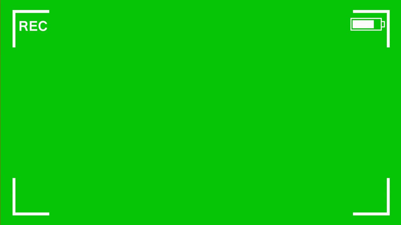 rec video green screen overlay