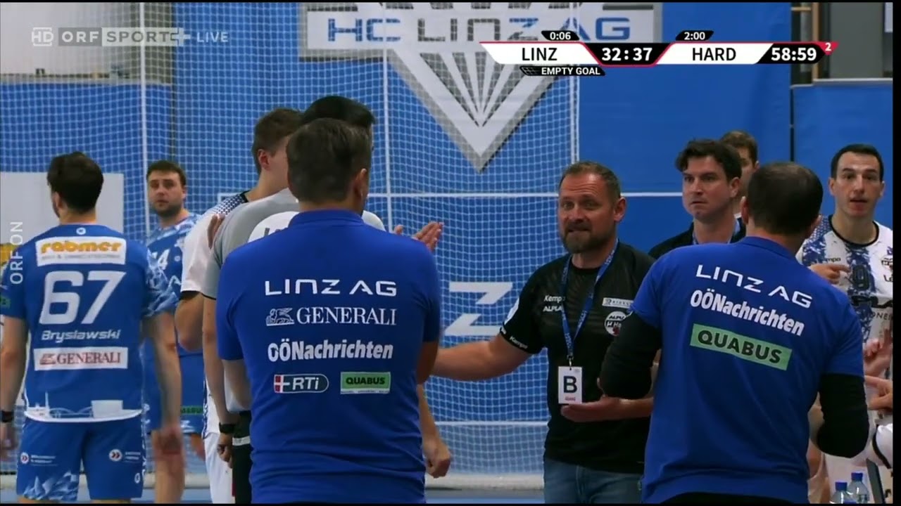HLA Meisterliga  15.11.2025 HC Linz AG : ALPLA HC Hard    SR KLJAJIC/MARKOVIC
