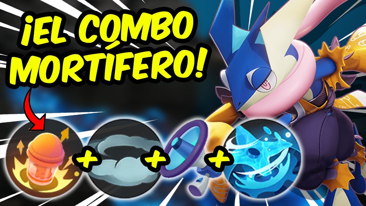 ESTE COMBO DE GRENINJA ME HA PERMITIDO SUBIR MUCHOS PUNTOS 🌊 Guía, build y gameplay | Pokemon Unite