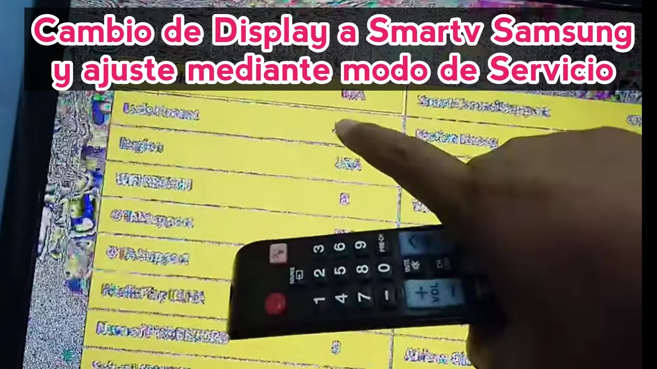 Адаптация дисплея✅Samsung Smart TV✅настройка с сервисным режимом