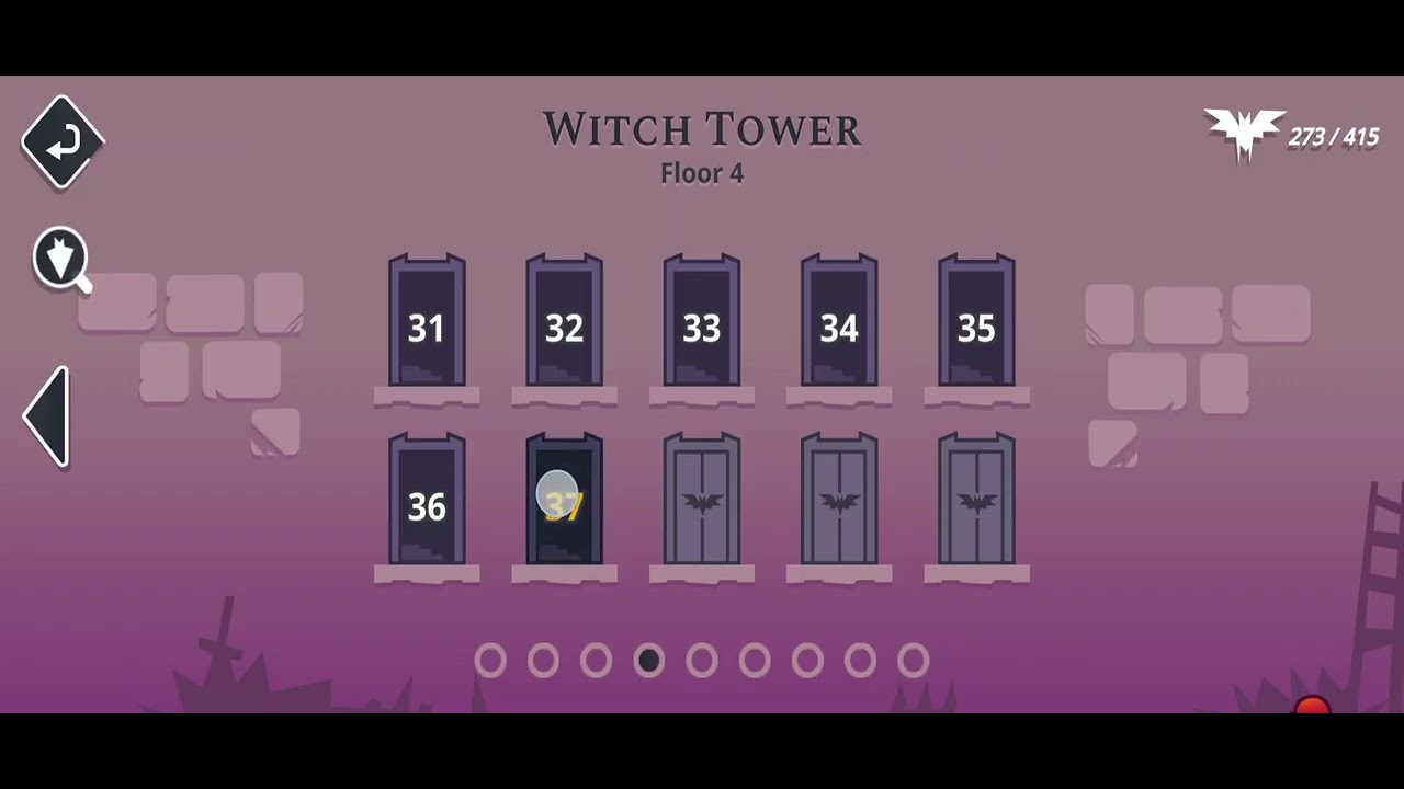 Tricky Castle Witch Tower Floor 4 full walkthrough with 100% completion