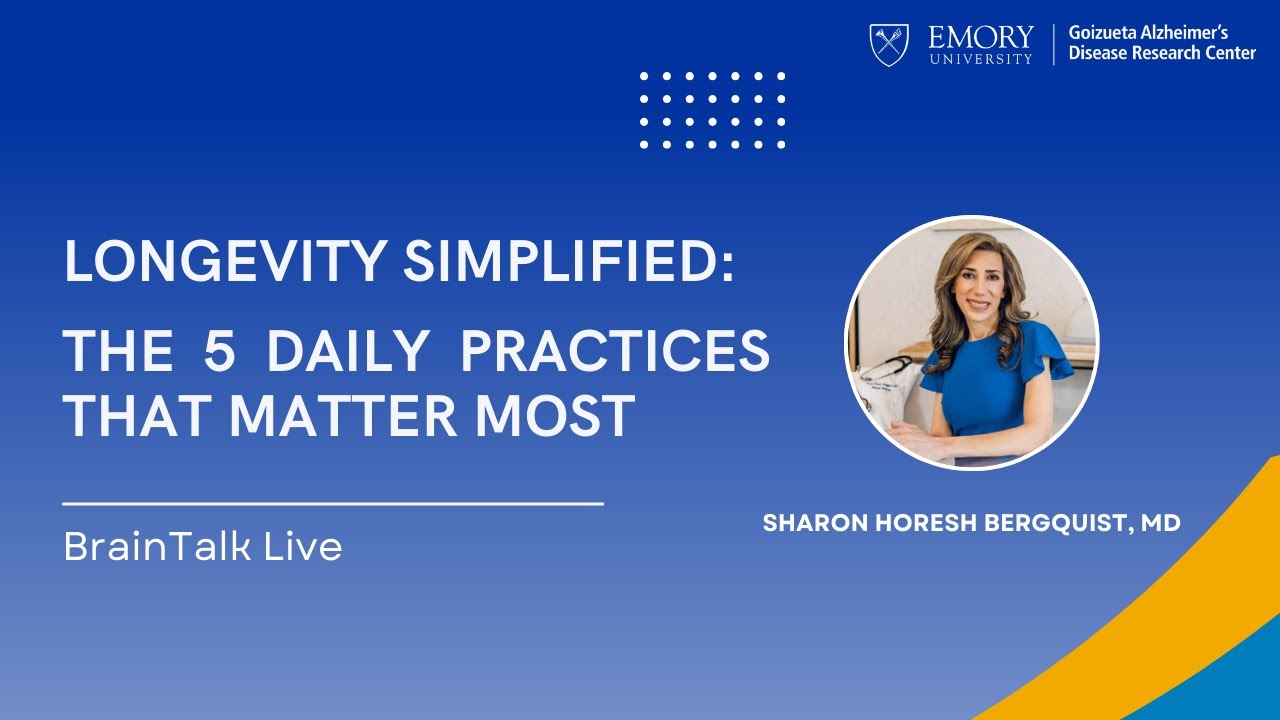 Longevity Simplified: 5 Daily Practices that Matter Most| BrainTalk Live