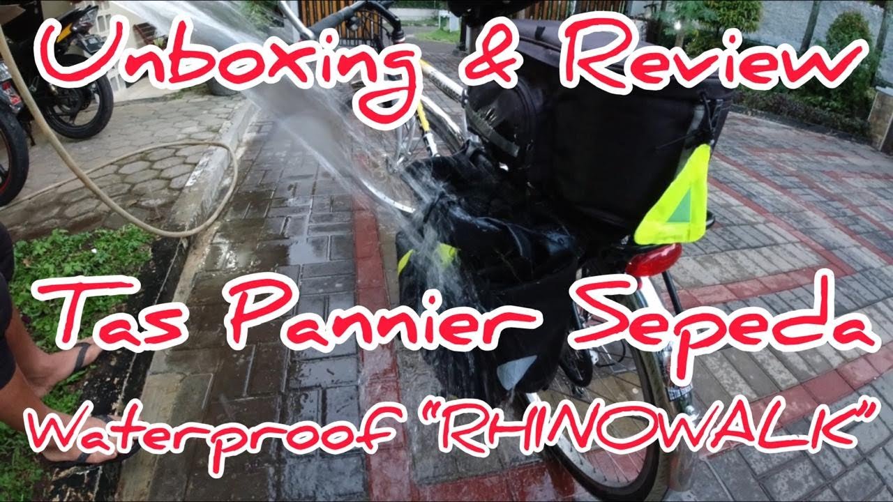 Unboxing & Review Tas Pannier Sepeda Merk Rhinowalk