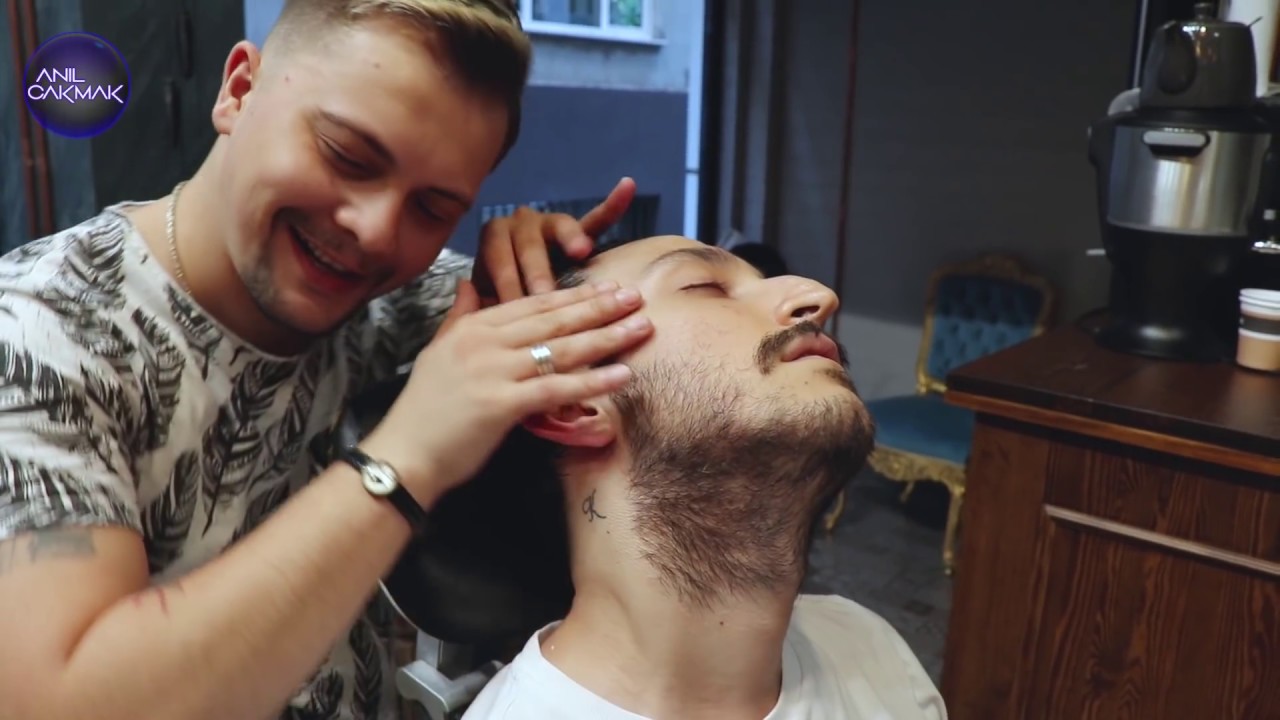 ASMR MASSAGE THERAPY 🌀 ASMR BARBER MASSAGE FOR SLEEP (asmr head massage, asmr ear massage..)