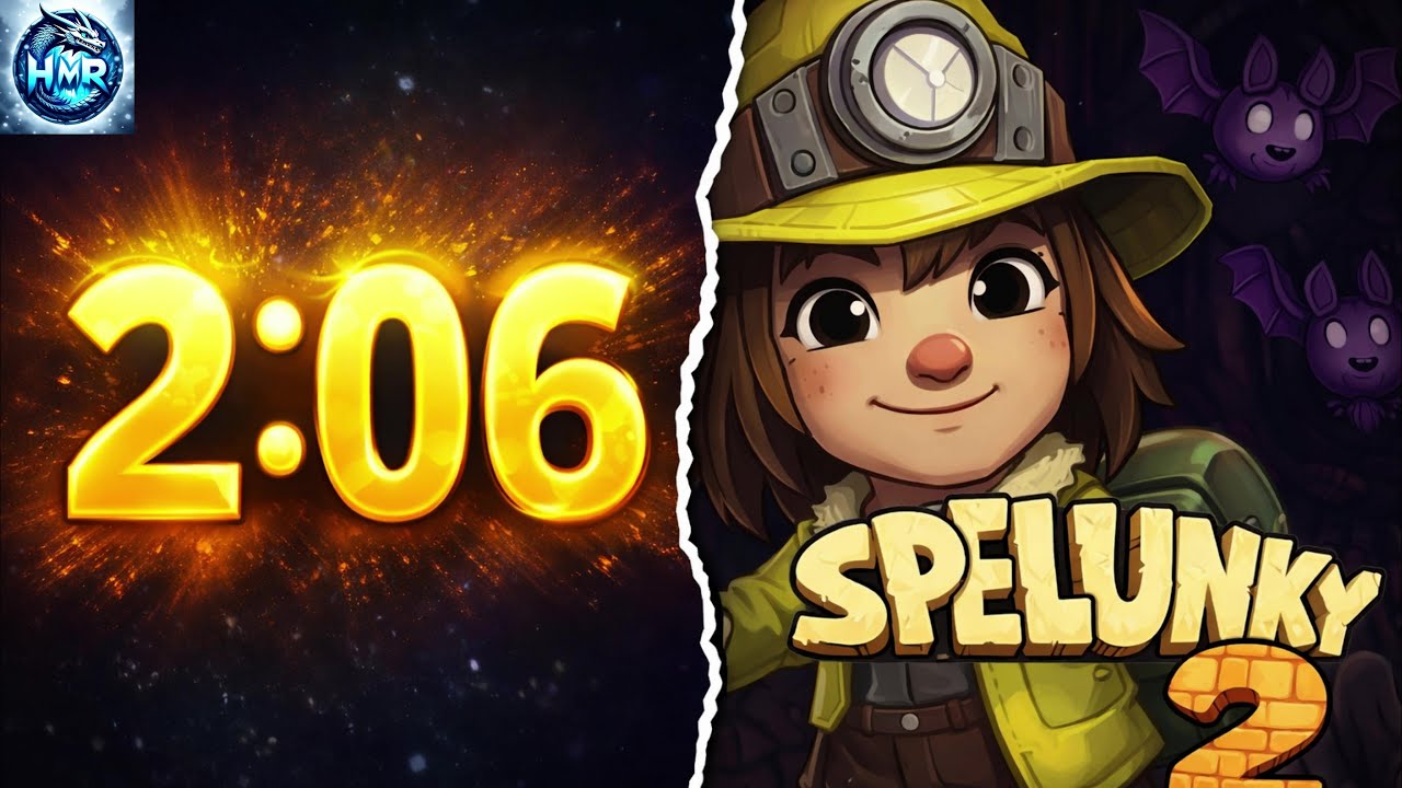 Spelunky 2 – Insane 2:06 (Seeded run) speed run #spelunky2#speedrun