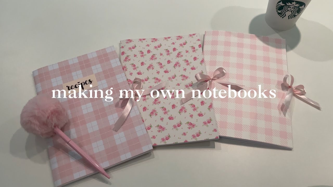 Making My Own Notebooks | ASMR + DIY