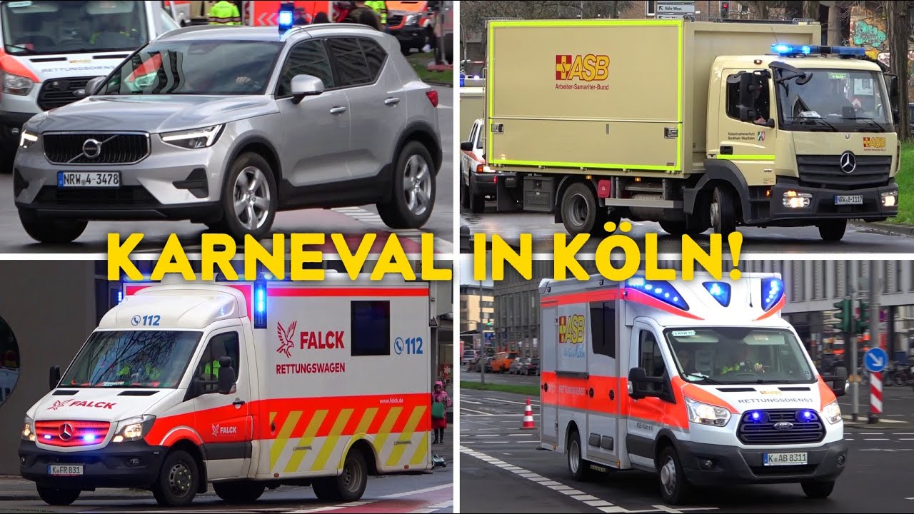 [ROSENMONTAG in KÖLN!] - AUSNAHMEZUSTAND | Einsatzfahrten an KARNEVAL 2024!