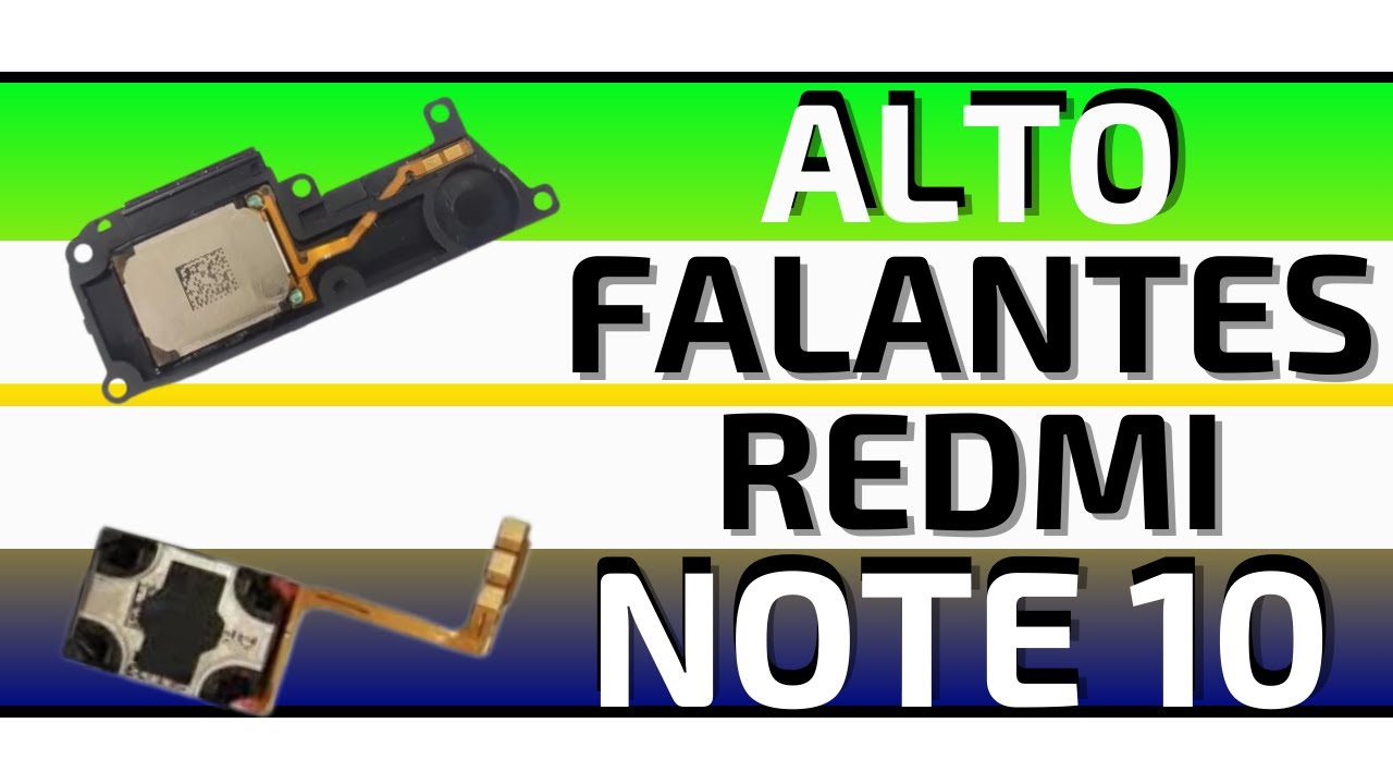 [ Xiaomi Redmi Note 10 M2101k7AG ] Como Trocar Alto Falante Auricular Campainha Speaker How Exchange