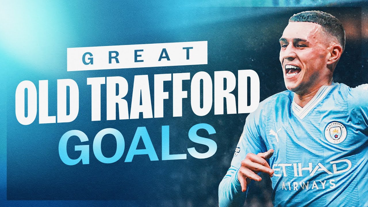 GREAT OLD TRAFFORD GOALS | Dzeko, Balotelli, Aguero, Haaland best Manchester Derby goals! ⚽️