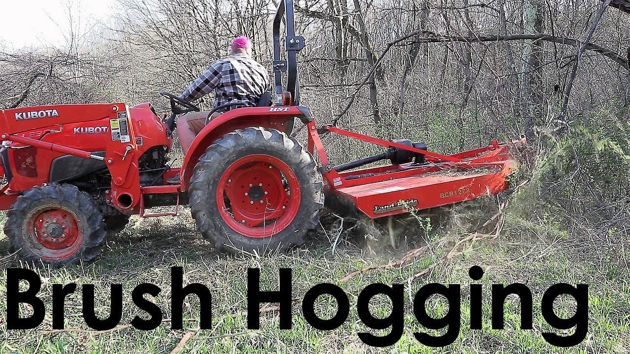 Kubota L3901 THICK Brush Hogging | Joe Tractors