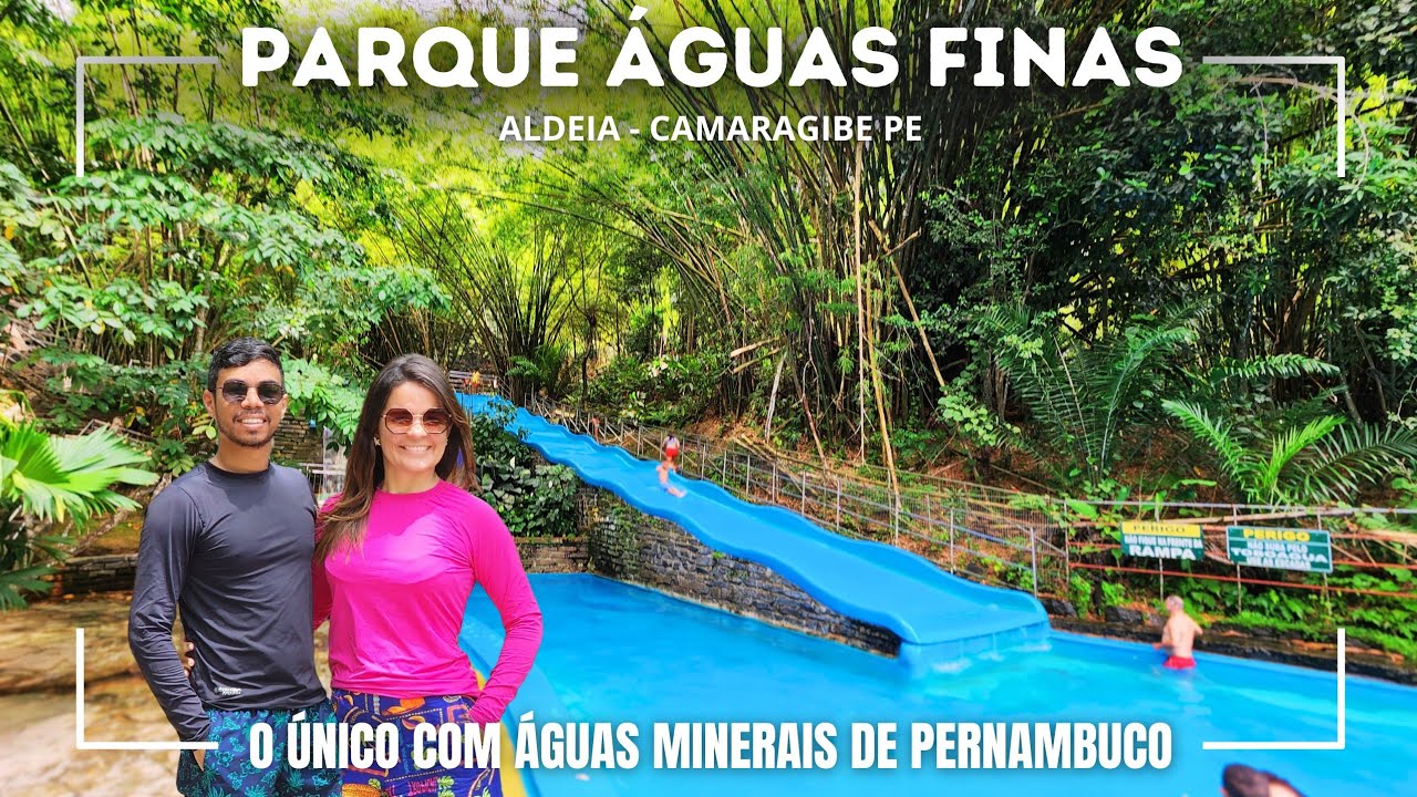 PARQUE ÁGUAS FINAS - O único de águas minerais em Pernambuco