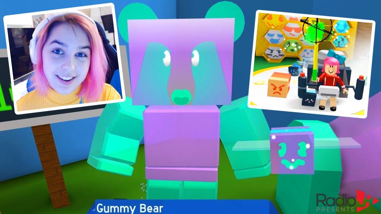 Roblox BEE SWARM SIMULATOR | GUMMY BEAR! | RadioJH Games
