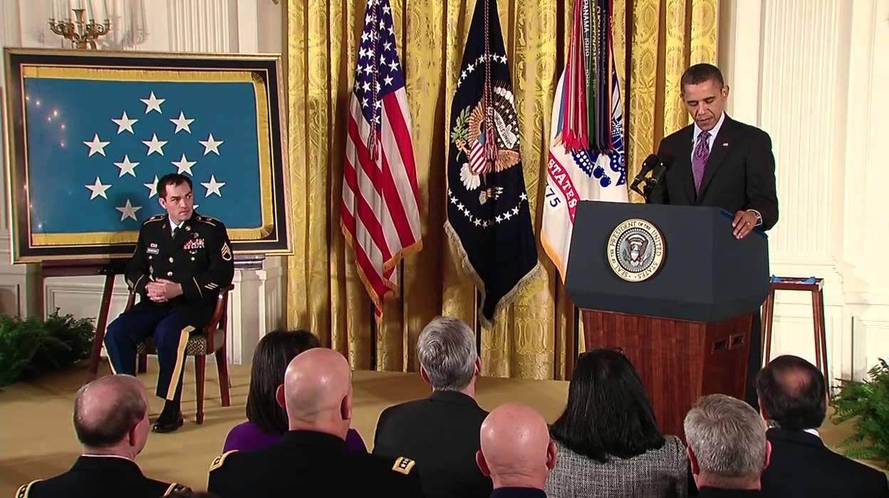 White House Ceremony: Medal of Honor for Staff Sgt. Clinton Romesha