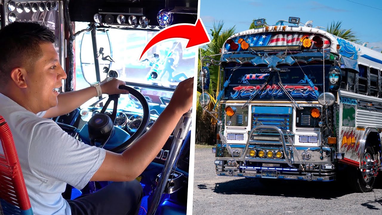 Soy el Primer Guatemalteco que maneja un Bus Salvadoreño