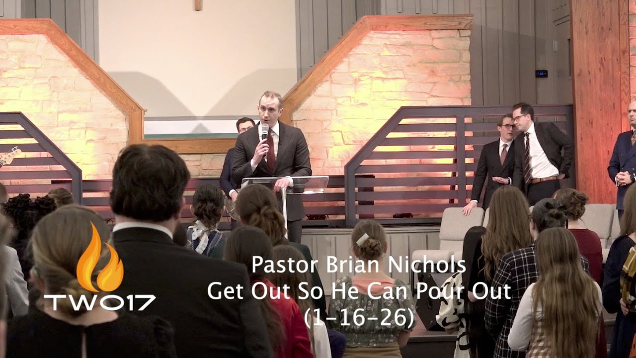 Pastor Brian Nichols/Get Out So He Can Pour Out (01-16-26) 217 Apostolic Youth Conference