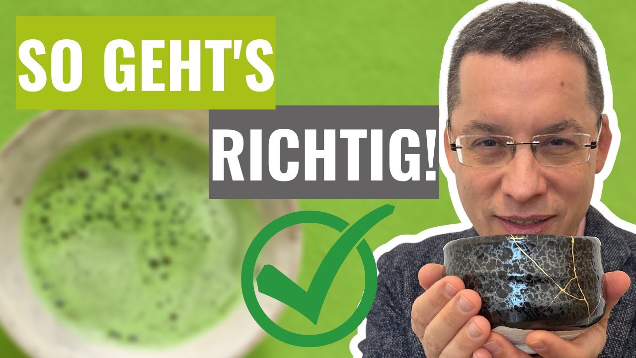 5 Einfache Profi-Tipps wie Du Matcha Tee richtig zubereitest! 🍵✅