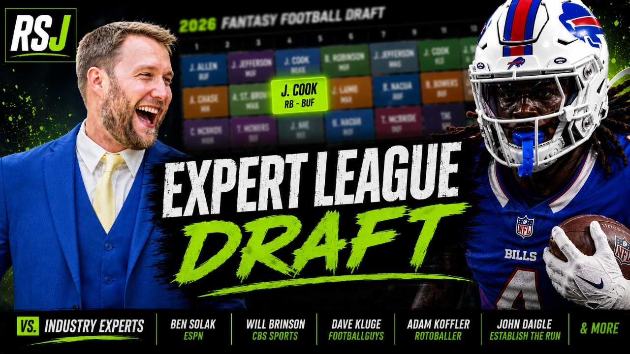 2026 Fantasy Football Draft LIVE: Expert League