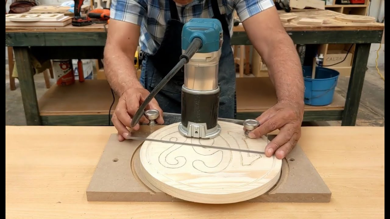 Como hacer n&uacute;meros para casa usando el router y la caladora!!