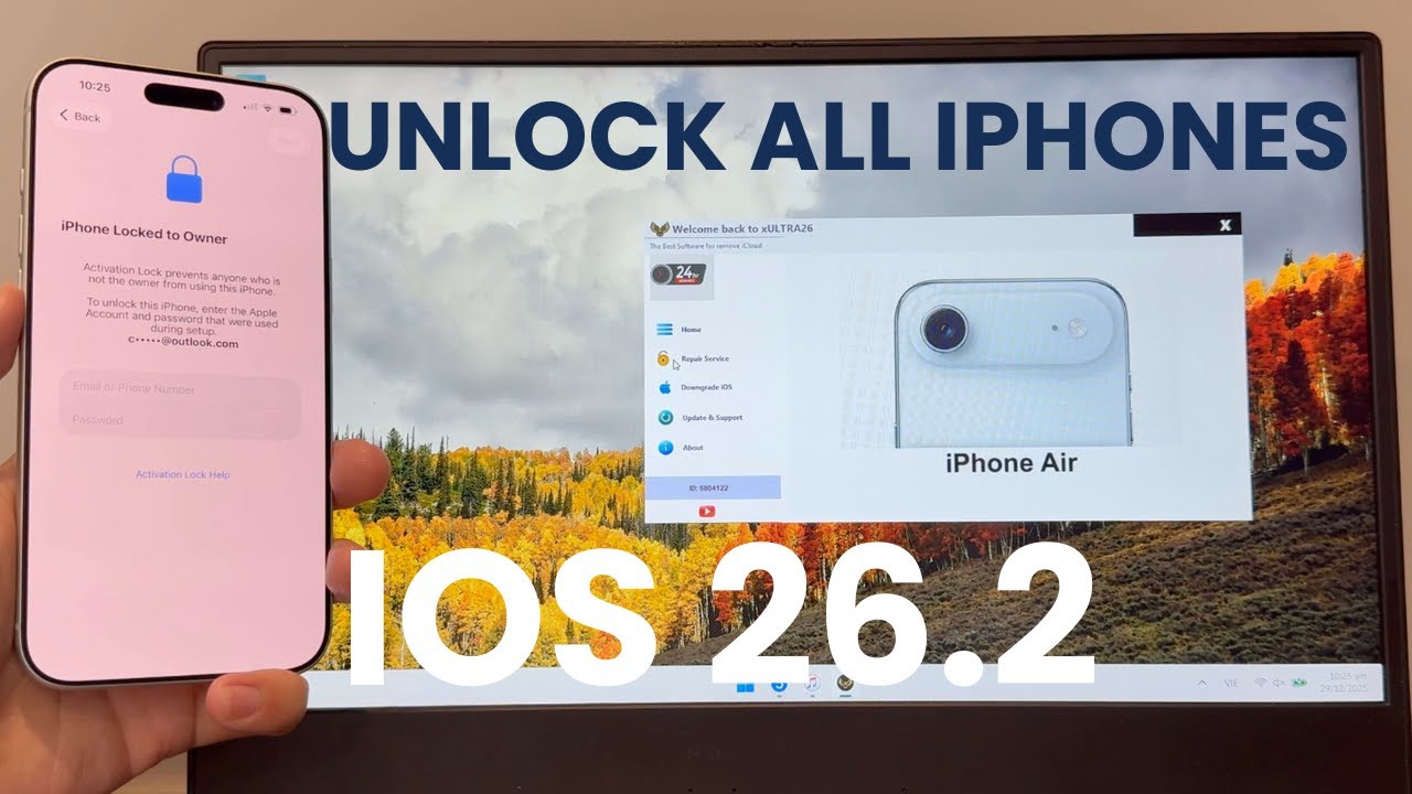 [iOS 26.2 - All iOS Versions] Unlocking iPhone Locked To Owner Unlock iPhone 17 Pro Max Activation