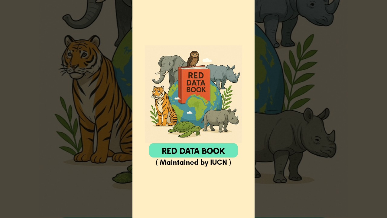 Red data book 📚 || IUCN  #neet2026 #neet #iucn #biodiversity #aiims #motivation #strategy