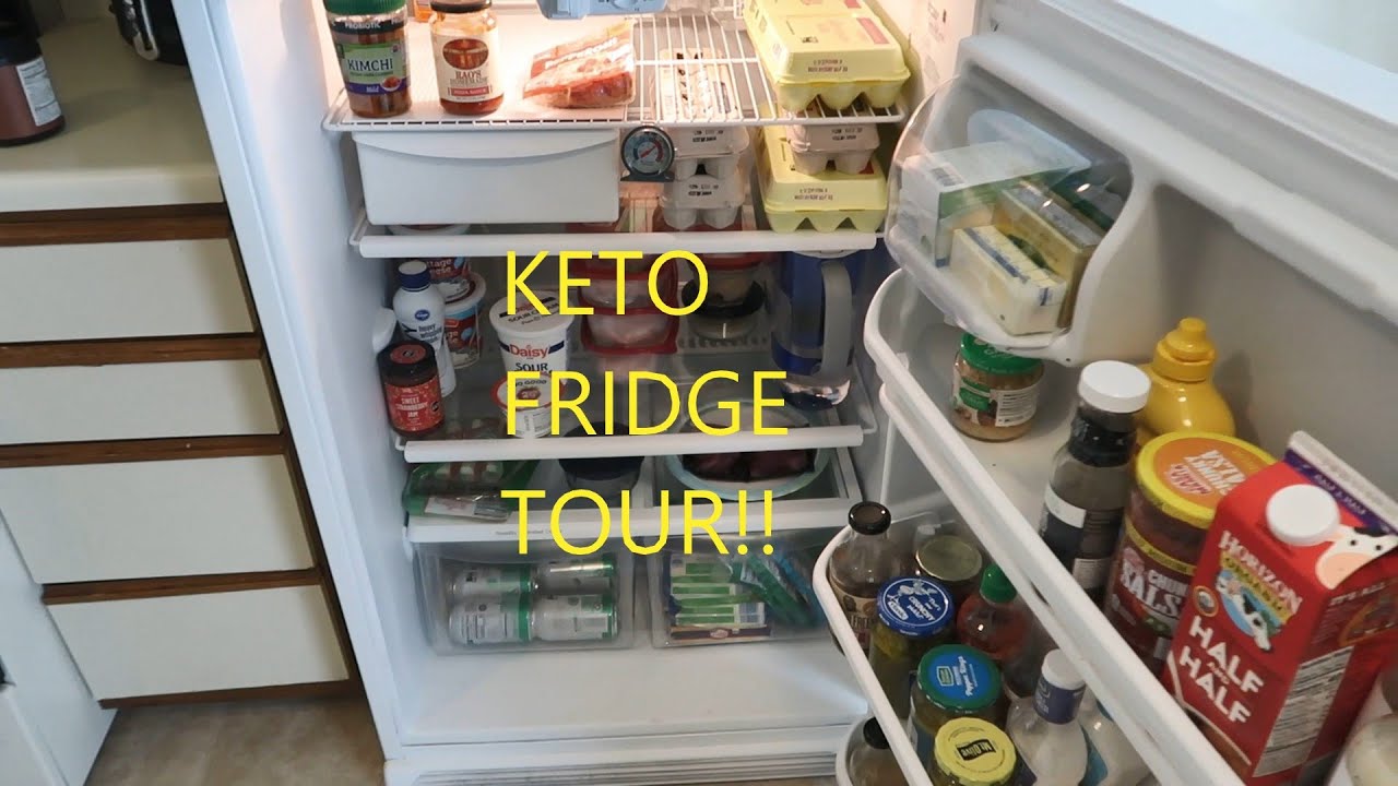 Keto fridge tour!