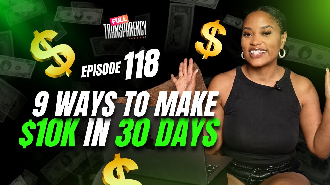 9 способов заработать 10 тысяч долларов за 30 дней!