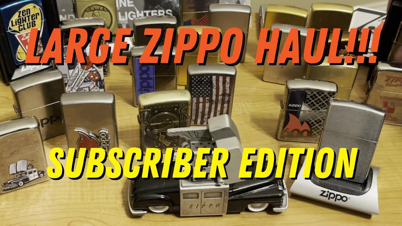 Large Zippo Haul!!! Subscriber Edition!