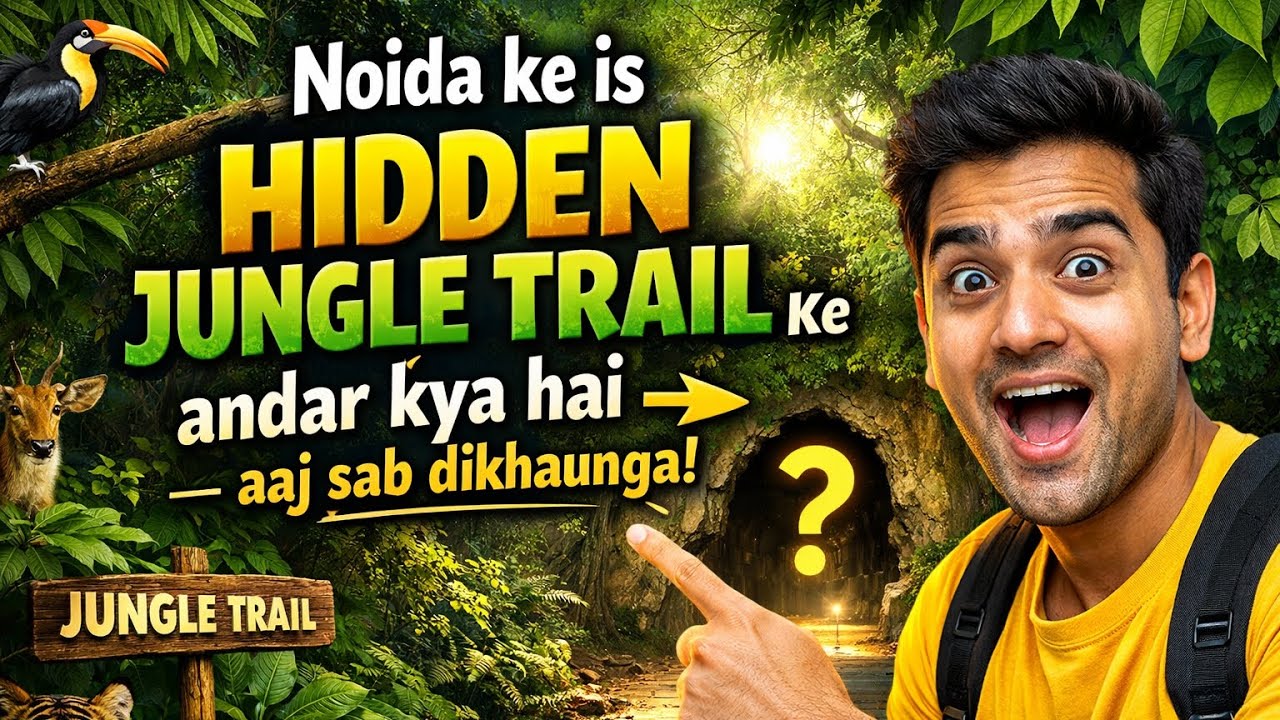 Jungle Trail Noida Visit 🌿 | Full Tour, Ticket Price & Review | Must Watch! Hidden Gem in Noida