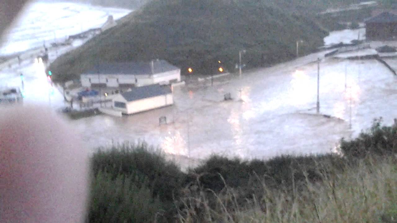 Saltburn england 6 september floods