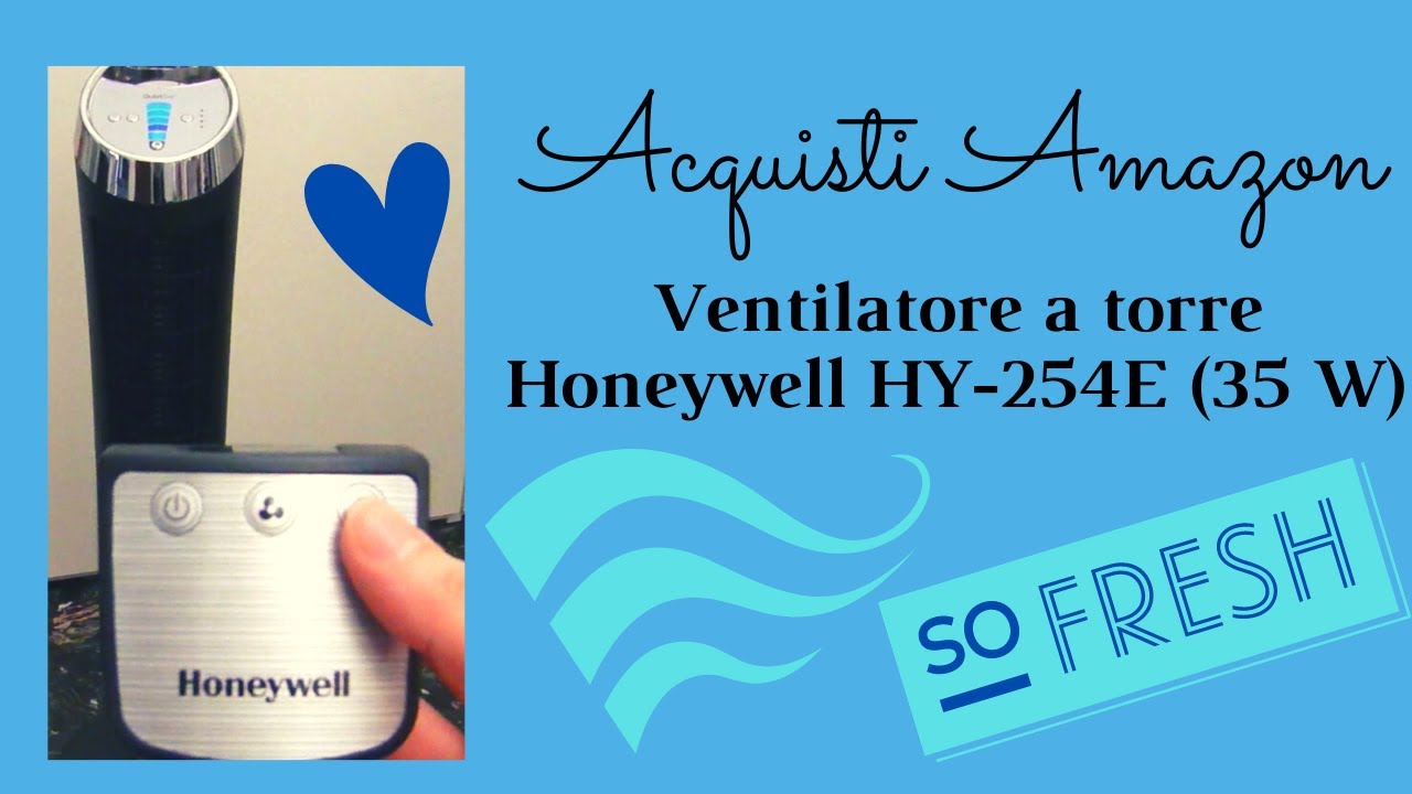 #2 Acquisti Amazon - 🌬️Ventilatore a torre Honeywell 🤩 con telecomando 35 W