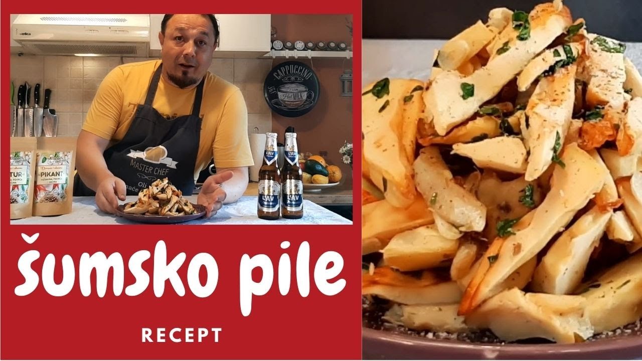 Brzi ručak-Pečurke-Šumsko pile najjednostavniji recept/ Mushroom recipe/