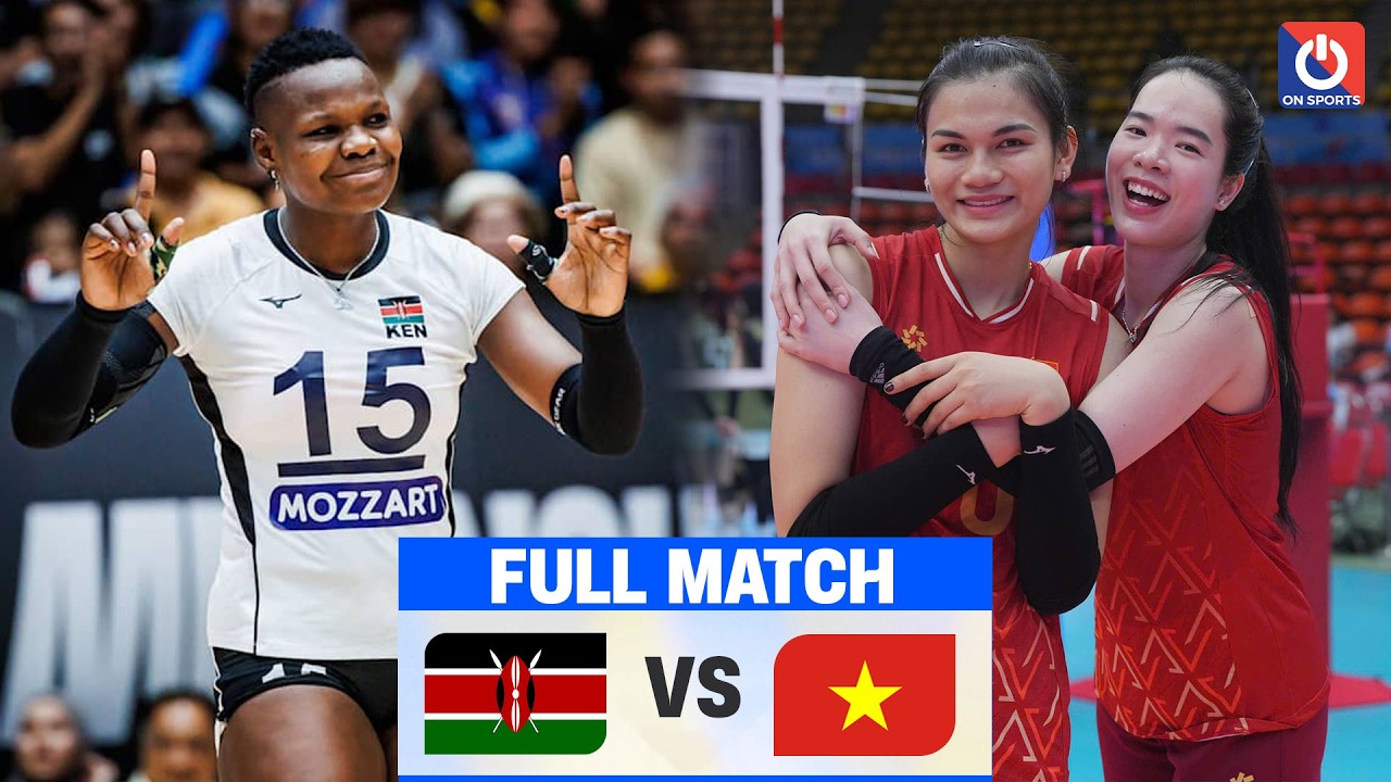 FULL HD | KENYA vs VIỆT NAM | Như Quỳnh thăng hoa bắn phá đại diện châu Phi khóc thét