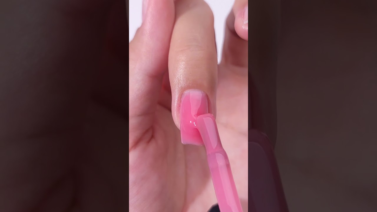 EU-Compliant Nude Pink Quick Builder Gel Is Online, here comes the hack! 🌸 #gelpolish #nailart