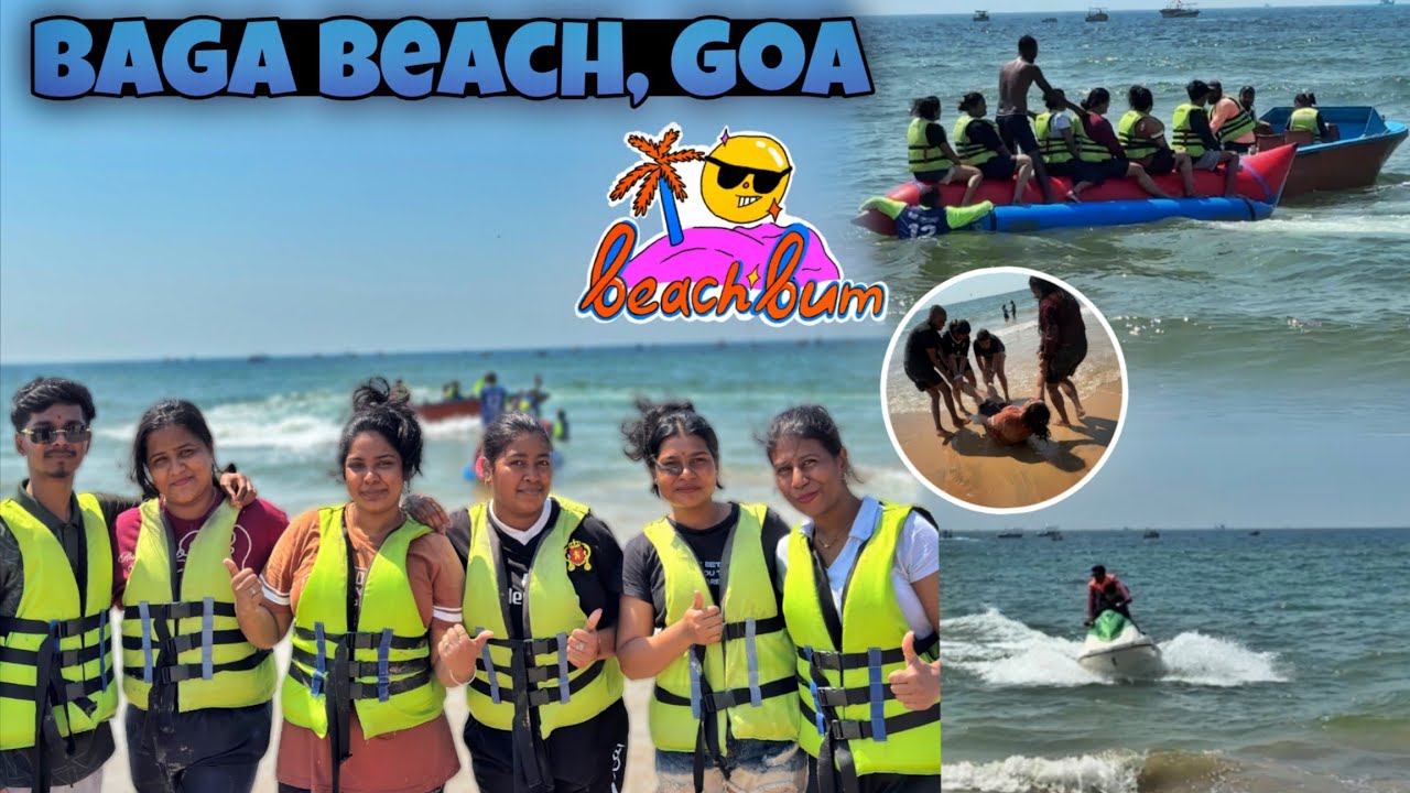 Baga beach goa🌊🏖️|Goa मध्ये चवथा दिवस 🤩|Vlog १०९ 