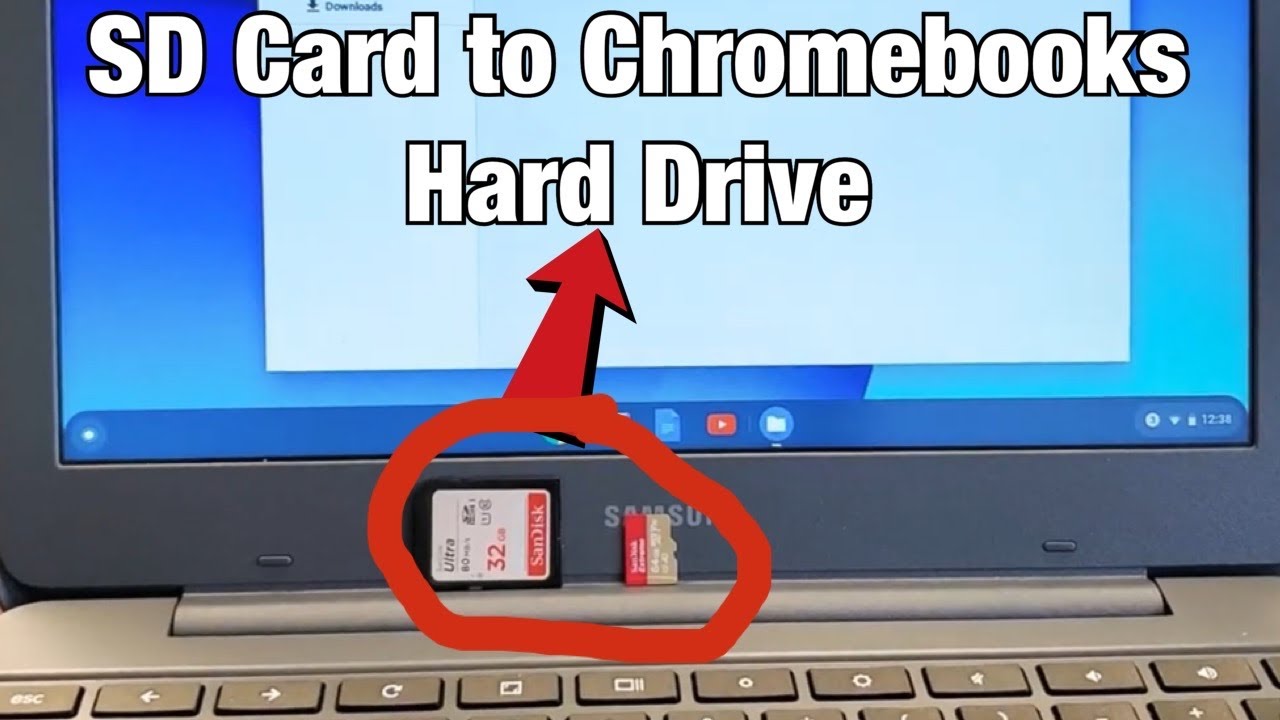 Как перенести файлы с SD-карты на жесткий диск Chromebook