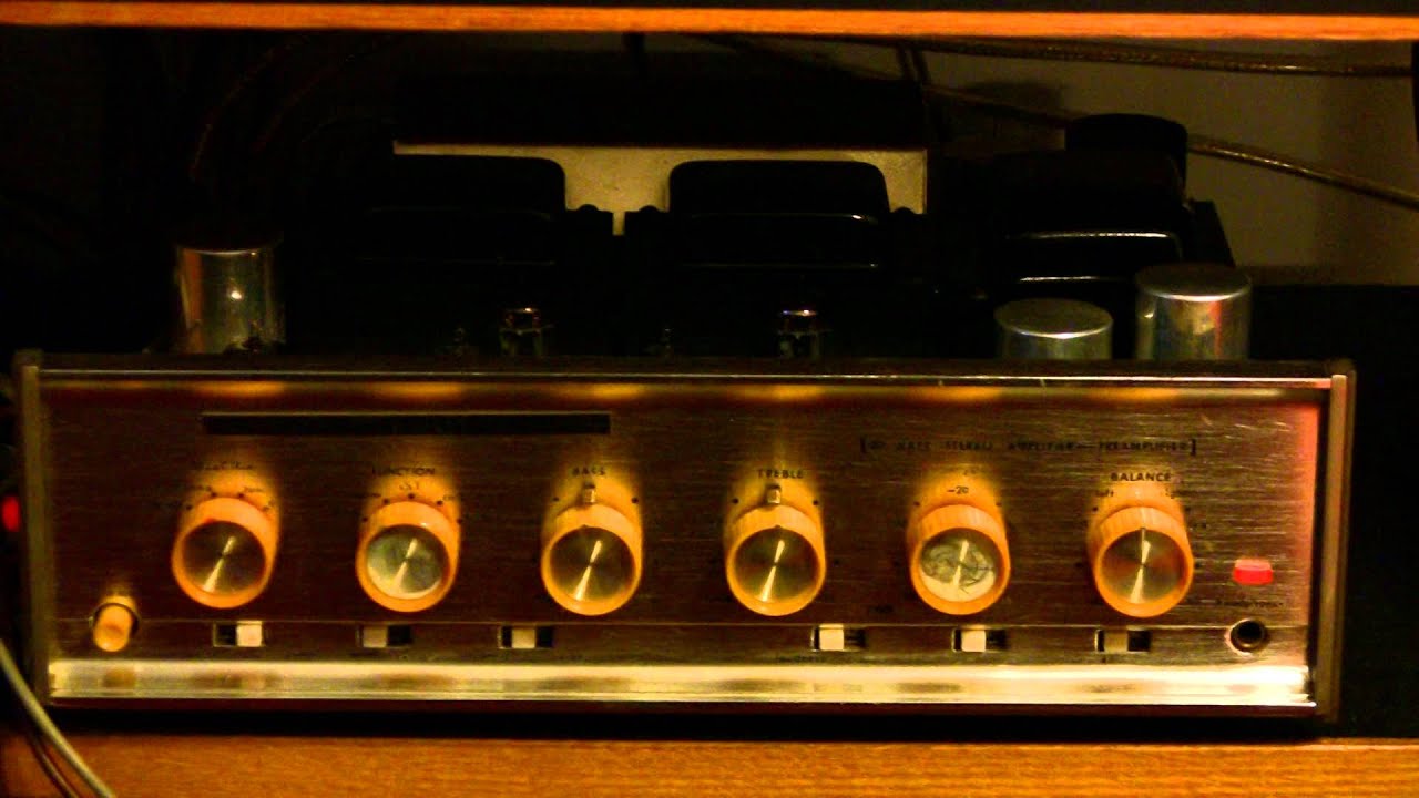 $15. Dollar, Garrard Type A 11 Turntable - shure M75-6 Cartridge- Sherwood tube amp