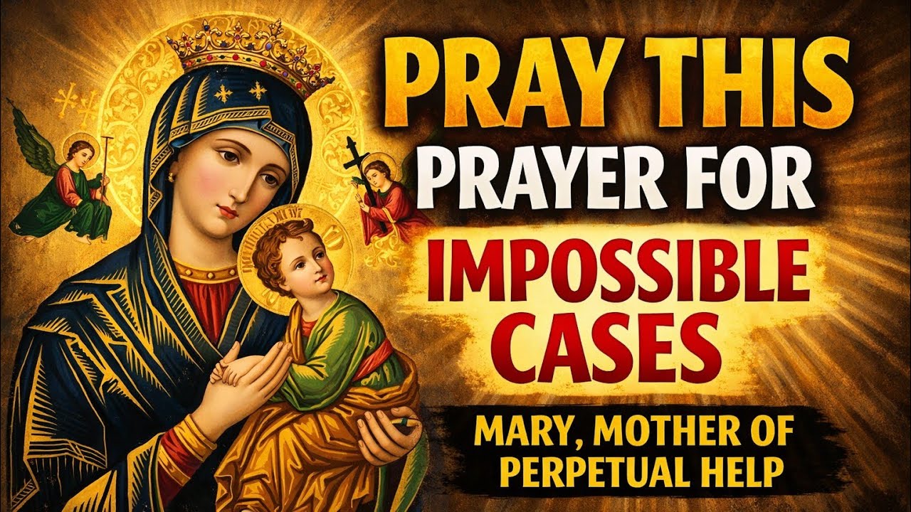 POWERFUL MIRACLE PRAYER TO OUR MOTHER OF PERPETUAL HELP.